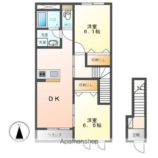 ジュエル コート【2階】の間取り